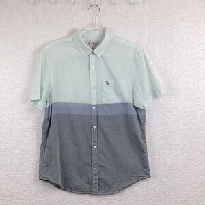 Penguin Men’s Medium Short Sleeve Button Down Shirt.